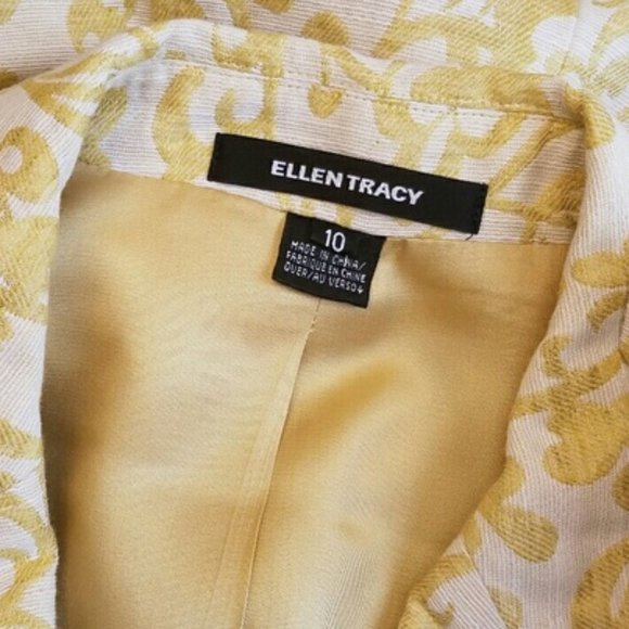 EUC Patterned Ellen Tracy Blazer - Picture 4 of 6